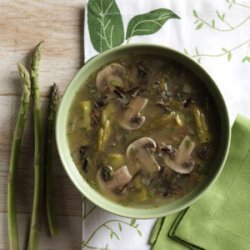 Asparagus and Mushroom Soup