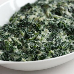 Creamy spinach casserole