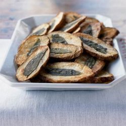 Oven Fries with Crisp Sage Leaves