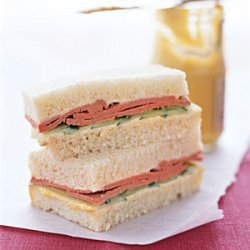 Liverwurst Tea Sandwiches