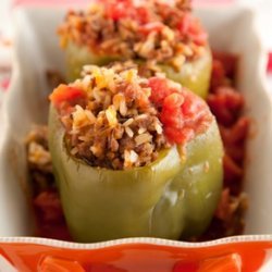 Slow Cooker Stuffed Green Peppers