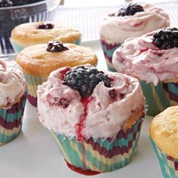 Blackberry Summer Cupcakes