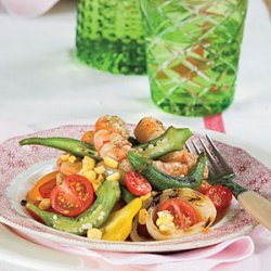Grilled Shrimp Gumbo Salad