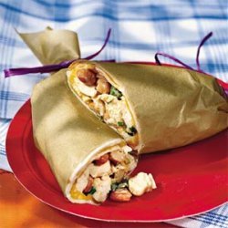 Chicken-and-Bean Slaw Wraps