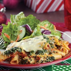 Ziti with Spinach & Cheese