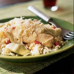 Lemon Chicken and Rice with Artichokes