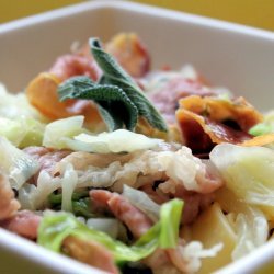 Cabbage with Prosciutto