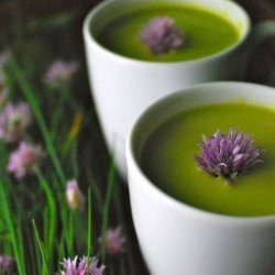 Chilled Pea and Tarragon Soup