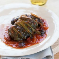 Sweet-and-Sour Stuffed Mustard Cabbage