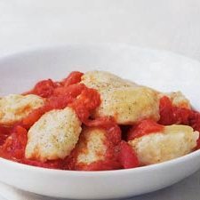 Ricotta Gnocchi with Roasted Tomato