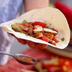 Mixed Fajitas with Peppers and Onions