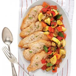 Chicken with Ratatouille