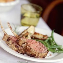 Cranberry-Crusted Rack of Lamb with Rosemary Potatoes