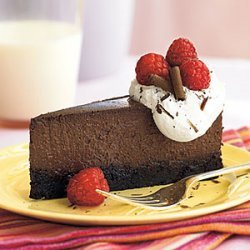Raspberry-Chocolate Truffle Cheesecake