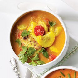 Yellow Squash and Curry Stew