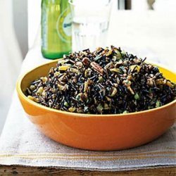 Wild Rice Salad with Dried Fruit and Orange-Sherry Vinaigrette