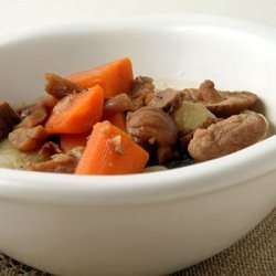 Pork Stew with Cipollini, Mushrooms, and Chestnuts