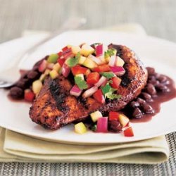 Chicken with Green Apple-Chipotle Salsa