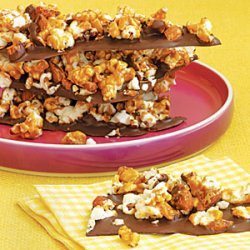 Chocolate-Popcorn Bark