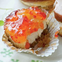 Pepper Jelly-Goat Cheese Cakes