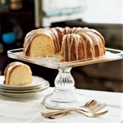 Lemon Pound Cake with Chambord Glaze