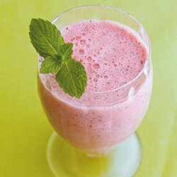 Watermelon Smoothie with a Hint of Mint