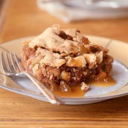 Nutty Apple Spice Cake with Quick Butterscotch Sauce