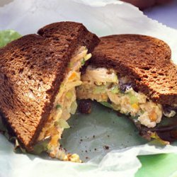 Apricot-Nut Turkey-Salad Sandwiches