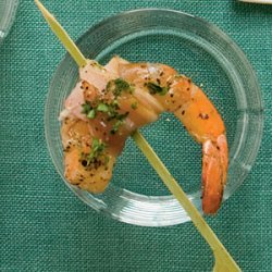 Peppered Pancetta-Wrapped Shrimp