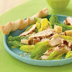 Hearts of Romaine Caesar Salad with Grilled Chicken