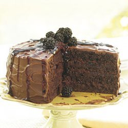 New-Fashioned Blackberry Chocolate Spice Cake