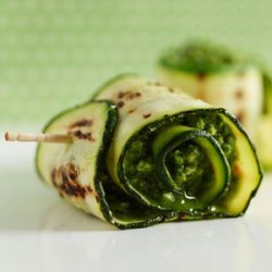 Grilled Zucchini with Parmesan Pesto