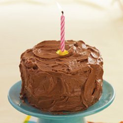 Yellow Cake with Chocolate Frosting