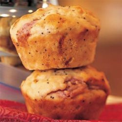 Strawberry-and-Cream Cheese-Filled Muffins
