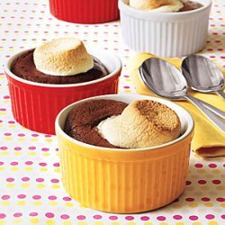 Marshmallow-Topped Chocolate Pudding Cakes