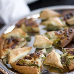 Spinach Phyllo Pizza