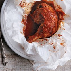 Adobo Chicken in Parchment