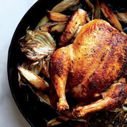 Roast Chicken and Scallions