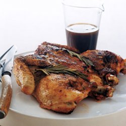 Chicken with Black-Pepper Maple Sauce