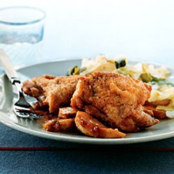 Braised Chicken with Apples and Sage