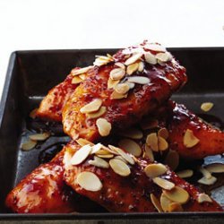Apricot Chicken with Almonds