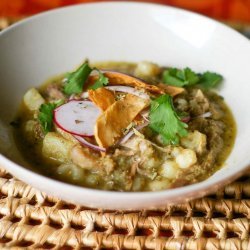 Green Pozole with Chicken