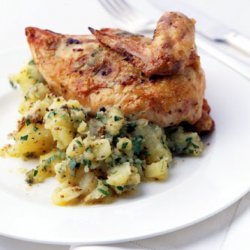 Roast Chicken with Lemon and Tarragon Butter