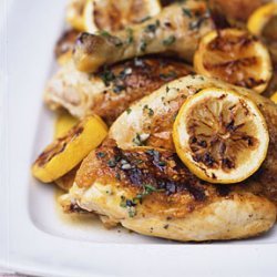 Grilled Chicken with Lemon, Garlic, and Oregano