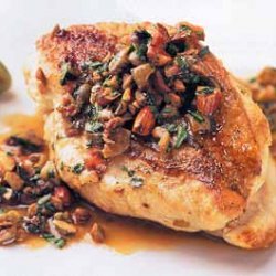 Olive-Stuffed Chicken with Almonds