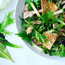 Sesame Chinese Chicken Salad with Asian Greens