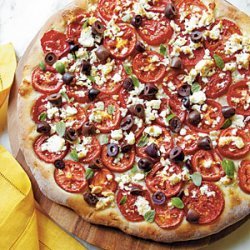 Fresh Tomato-Feta Pizza