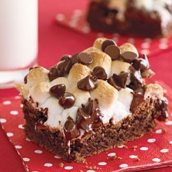 Fudgy Marshmallow-Topped Brownies