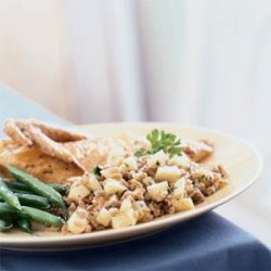 Italian Farro with Sausage and Apples
