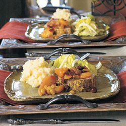 Rosemary-Dijon Roast Pork with Autumn Fruit Compote